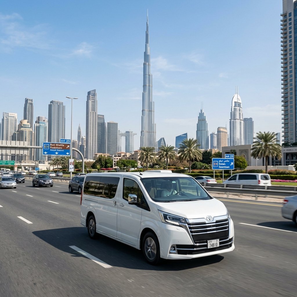 Shared car lift minivan service
